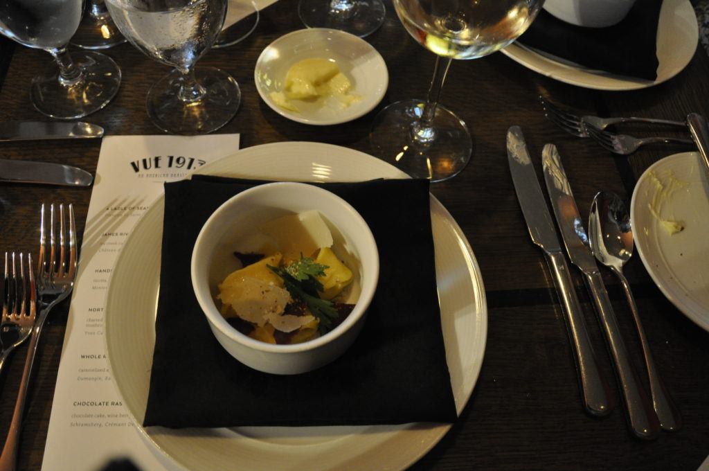 Foraged dish at Vue 1913