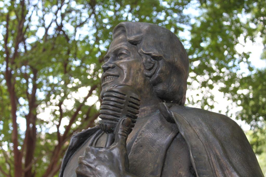 Statue of James Brown in Augusta, Georgia