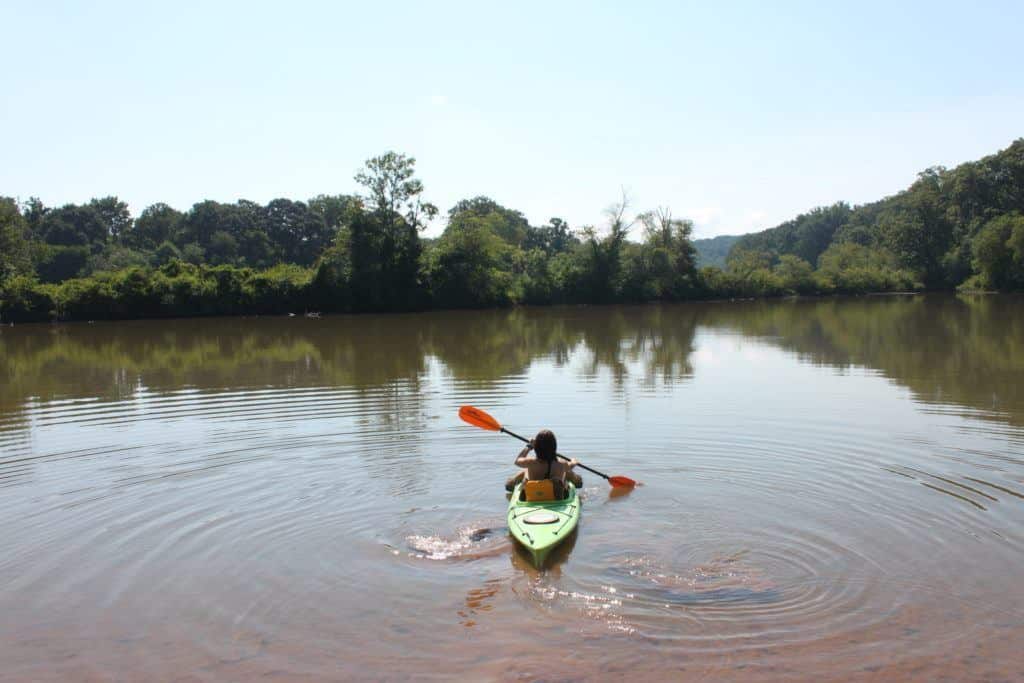 Kayaking on the Chattahoochee River