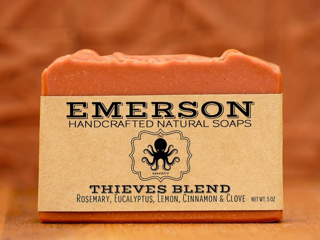 orange solid soap