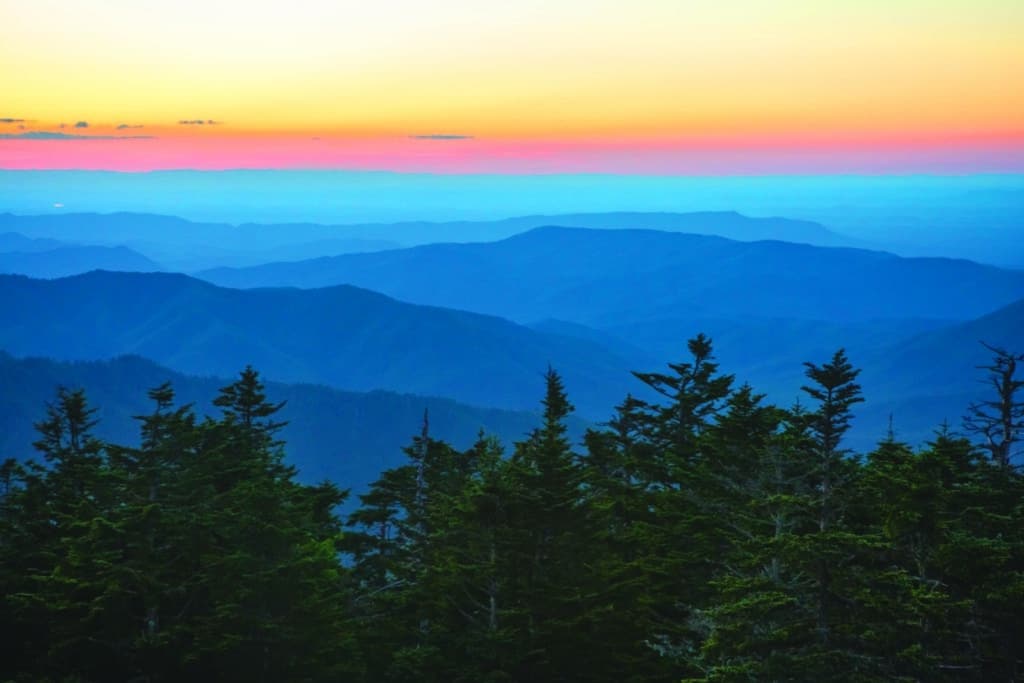 View from Clingmans Dome, Credit: Tennessee Tourism/Journal Communications Inc.
